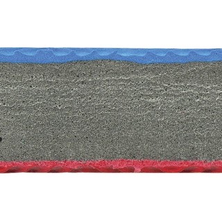 Δάπεδο Προστασίας EVA Διαμάντι 100x100cm 2,5cm Κόκκινο-Γκρι-Μπλε