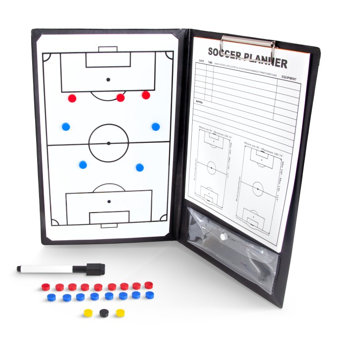 Ταμπλό Προπονητή Ποδοσφαίρου Μαγνητικό 23x36cm