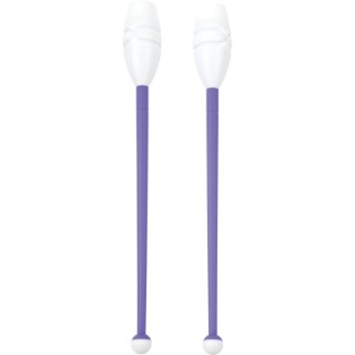 Κορίνες Ρυθμικής Γυμναστικής 45cm Μαλακές, Μωβ/Λευκό