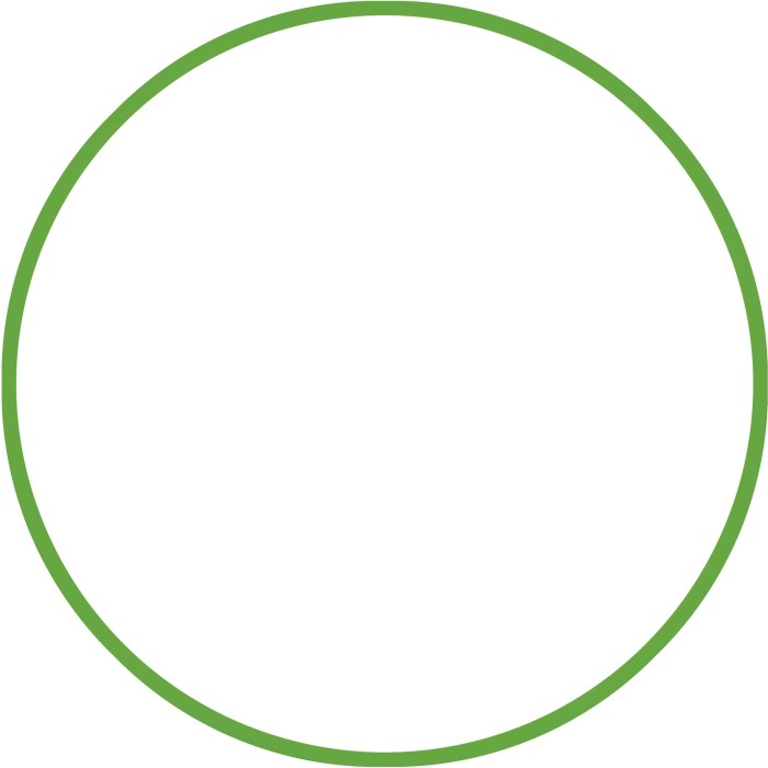 Χούλα-Χουπ HQ 60cm - Φ19mm - 230gr, Πράσινο