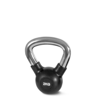 Kettlebell Rubber Cover Cr Handle 2Kg