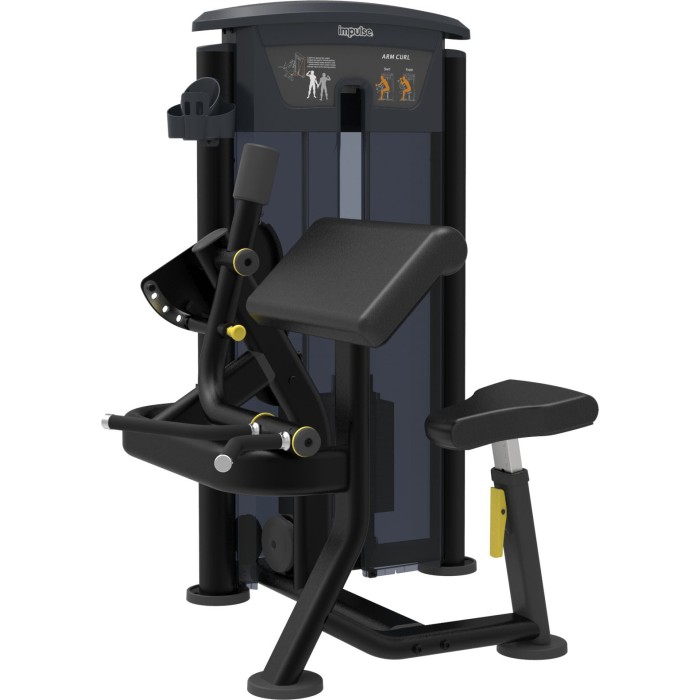 Arm Curl Impulse IT9503 Μαύρο