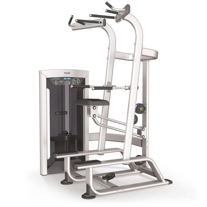 Weight Assisted Chin / Dip Combo Impulse FE9720 Ασημί