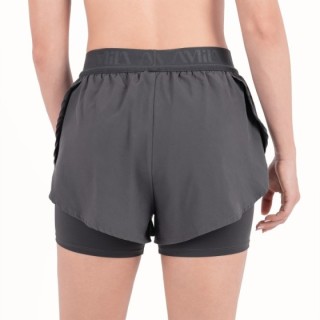 Γυναικείο Σορτς 2 σε 1 Vision Motion M – Graphite