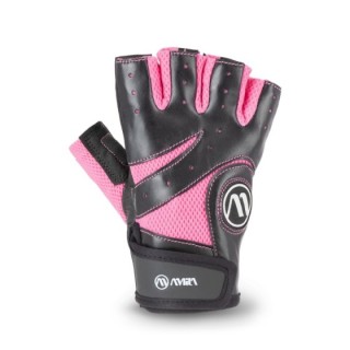 Γάντια Άρσης Βαρών AMILA Amara PU Ροζ/Μαύρο S