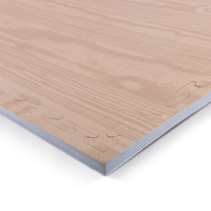 Δάπεδο Προστασίας Puzzle EVA 100x100x2 cm – Ξύλο / Γκρι