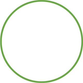 Χούλα-Χουπ 60cm - Φ18mm - 120gr, Πράσινο