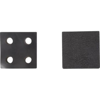 Λαστιχένιο Πάτωμα Original Πλακάκι 100x100cm 15mm Μαύρο