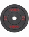 Δίσκος AMILA Black R Bumper 50mm 15Kg