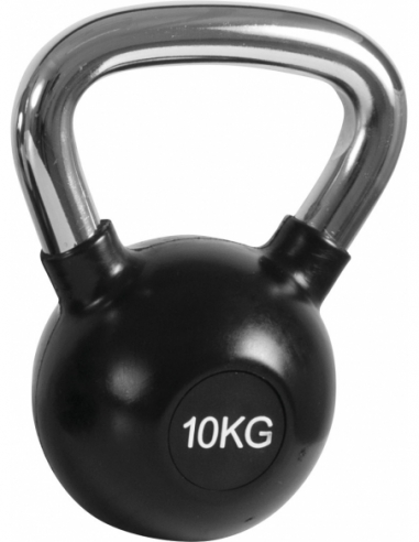 Kettlebell Rubber Cover Cr Handle 10Kg