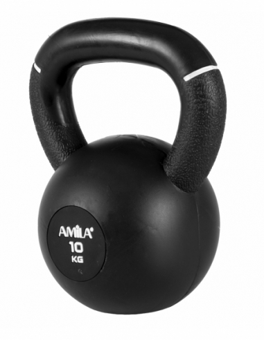 AMILA Kettlebell Original Rubber 10Kg