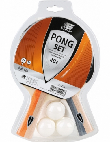 Σετ Ping Pong Sunflex (2 ρακέτες + 3...