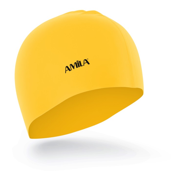 Σκουφάκι Κολύμβησης AMILA Basic Κίτρινο