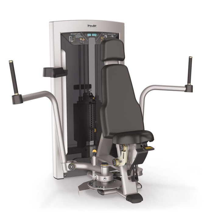 Pec Fly / Rear Delt Impulse FE9715 Ασημί