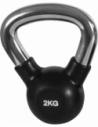 Kettlebell Rubber Cover Cr Handle 2Kg