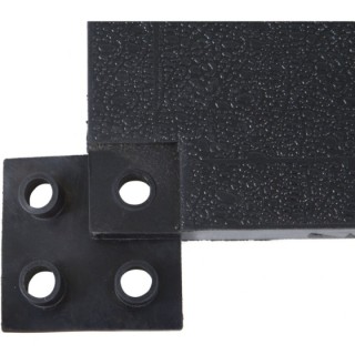 Λαστιχένιο Πάτωμα Original Πλακάκι 100x100cm 15mm Μαύρο