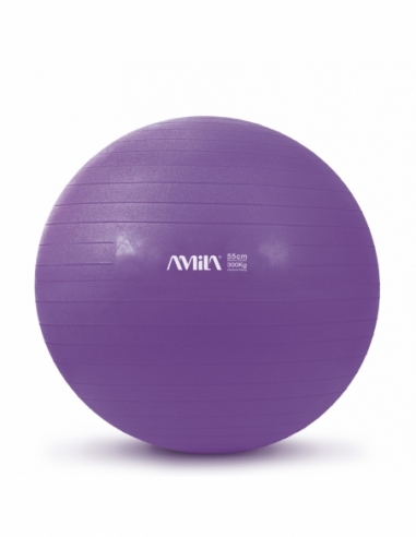 Μπάλα Γυμναστικής AMILA GYMBALL 55cm Μωβ