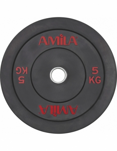 Δίσκος AMILA Black R Bumper 50mm 5Kg