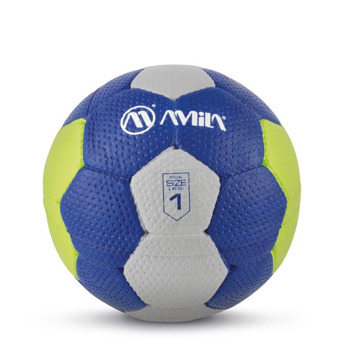 Μπάλα Handball Cellular Νο1 - Μπλε / Πράσινο / Γκρι