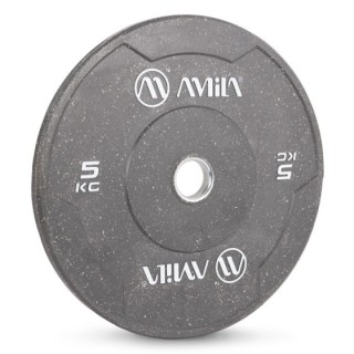 Δίσκος Color Bumper Plate Slim 50 mm 5 kg – Γκρι