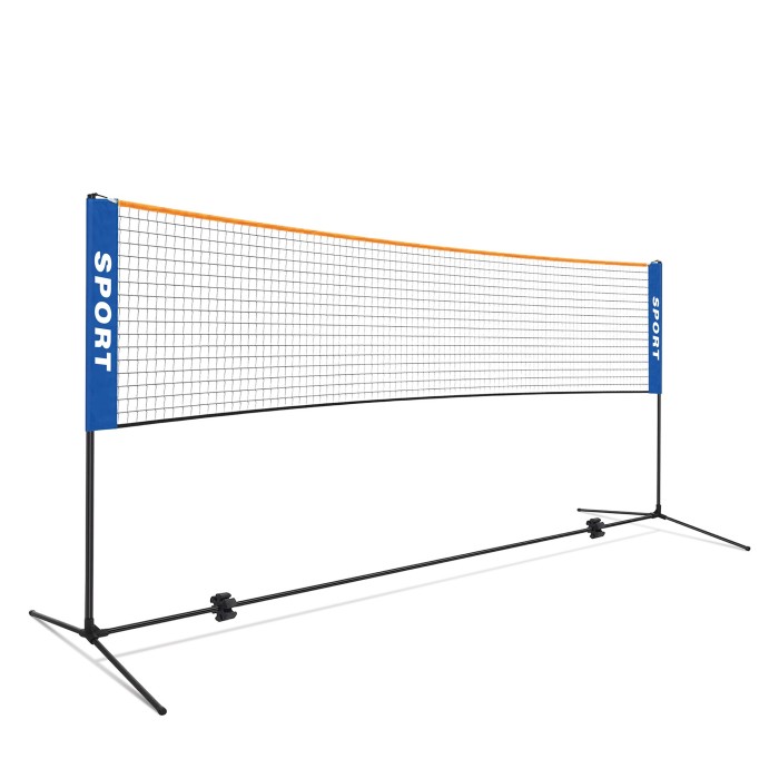 Δίχτυ Badminton με Στύλους