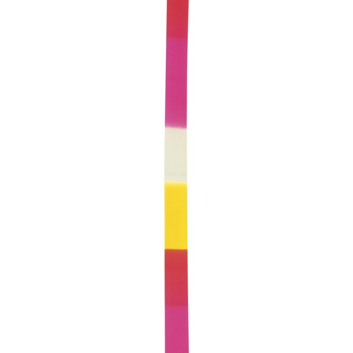 Κορδέλα Ρυθμικής Γυμναστικής 6m, Άσπρο-Ροζ-Κίτρινο