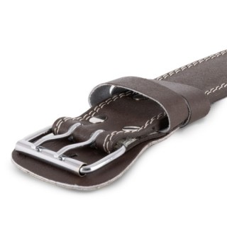 Ζώνη Άρσης Βαρών AMILA Δερμάτινη Καφέ C Quality L