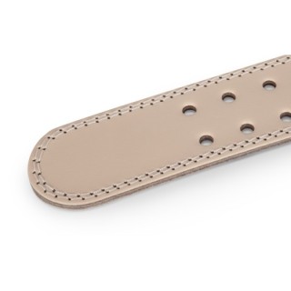 Ζώνη Άρσης Βαρών AMILA Δερμάτινη Μπεζ A Quality XL