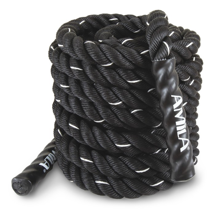 Σχοινί Προπόνησης Crossfit AMILA Battle Rope NS 15m