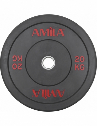 Δίσκος AMILA Black R Bumper 50mm 20Kg