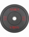 Δίσκος AMILA Black R Bumper 50mm 20Kg