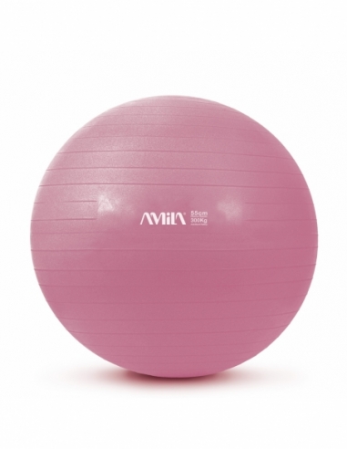 Μπάλα Γυμναστικής AMILA GYMBALL 55cm Ροζ