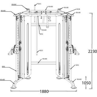 Μηχάνημα Διπλής Τροχαλίας AMILA FT3100