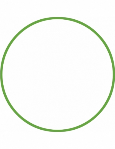 Χούλα-Χουπ 70cm - Φ19mm - 175gr, Πράσινο