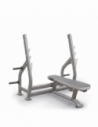 Flat Bench Impulse IT7014 Ασημί