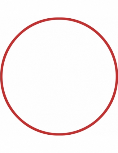 Χούλα-Χουπ 60cm - Φ18mm - 155gr, Κόκκινο