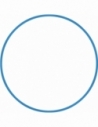 Χούλα-Χουπ 70cm - Φ19mm - 230gr, Μπλε