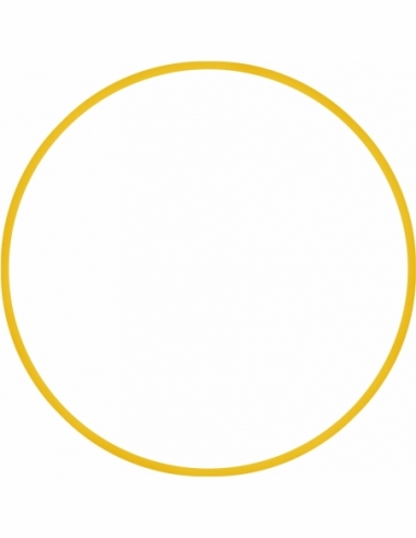 Χούλα-Χουπ 60cm - Φ18mm - 120gr, Κίτρινο