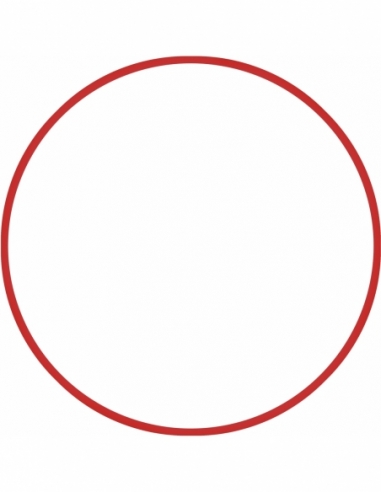 Χούλα-Χουπ HQ 70cm - Φ19mm - 280gr, Κόκκινο Χούλα-Χουπ HQ 70cm - Φ19mm - 280gr, Κόκκινο