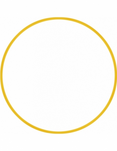 Χούλα-Χουπ HQ 70cm - Φ19mm - 280gr, Κίτρινο Χούλα-Χουπ HQ 70cm - Φ19mm - 280gr, Κίτρινο