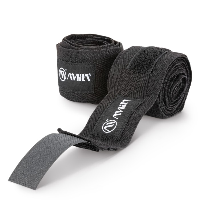 Μπαντάζ Πυγμαχίας AMILA HandWrap 4,5m Μαύρο