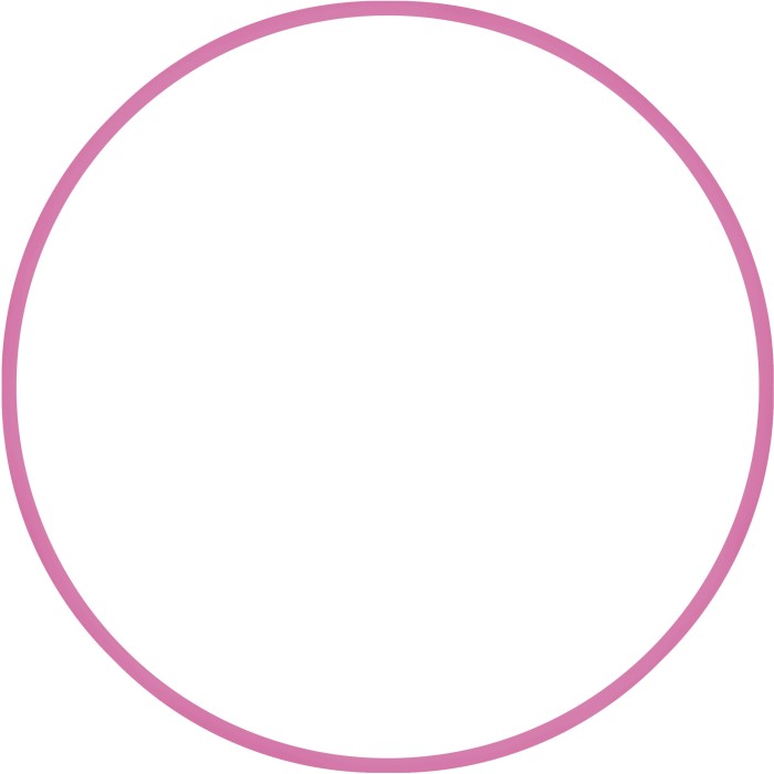 Χούλα-Χουπ HQ 60cm - Φ19mm - 230gr, Ροζ