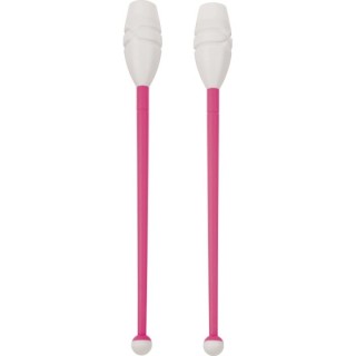 Κορίνες Ρυθμικής Γυμναστικής 45cm Μαλακές, Φούξια/Λευκό