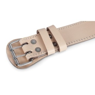 Ζώνη Άρσης Βαρών AMILA Δερμάτινη Μπεζ A Quality M