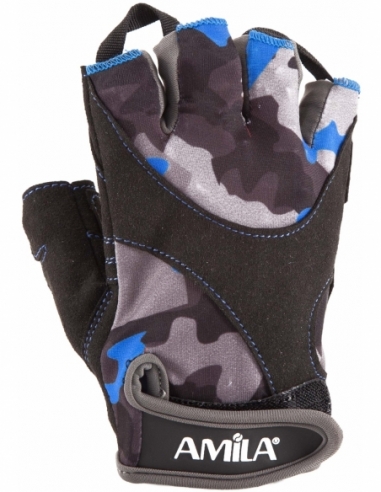 Γάντια Άρσης Βαρών AMILA Amara Lycra CamoBlue S Γάντια Άρσης Βαρών AMILA Amara Lycra CamoBlue S