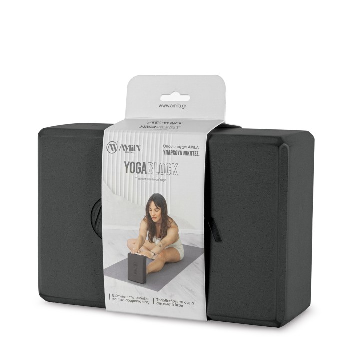 Τούβλο Yoga AMILA Brick Μαύρο