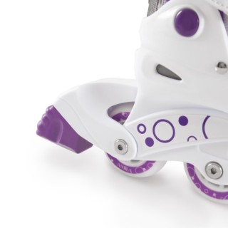 Πατίνια Inline 38-41 - Μωβ / Λευκό