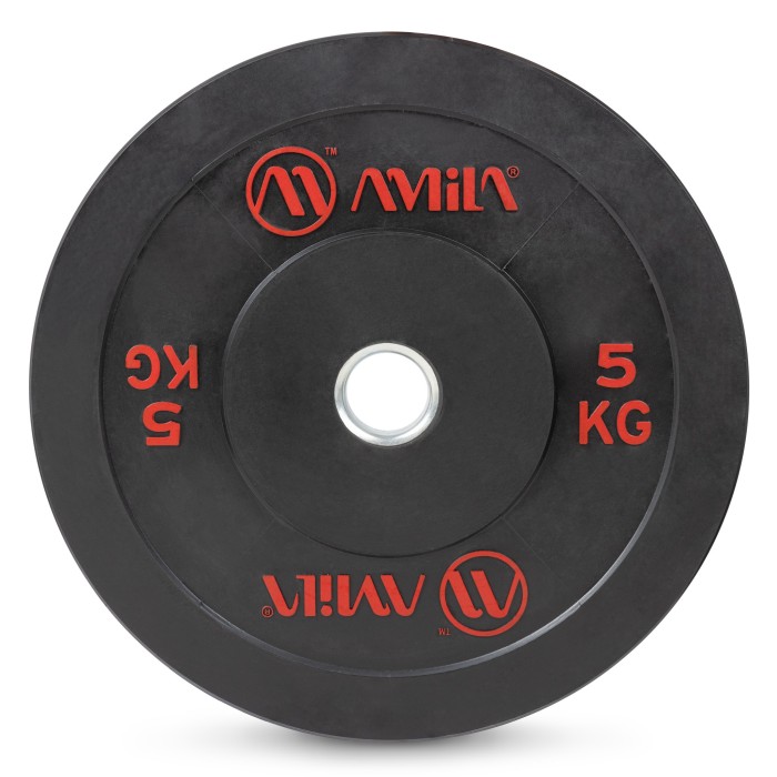 Δίσκος AMILA Black R Bumper Slim 50mm 5Kg