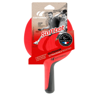 Ρακέτα Ping Pong Εξωτερικού Χώρου Cornilleau Softbat School Red