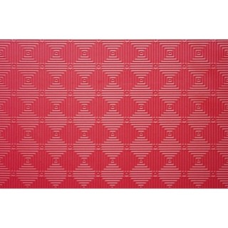 Δάπεδο Προστασίας EVA Διαμάντι 100x100cm 2,5cm Κόκκινο-Μπλε